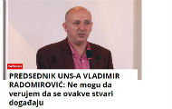 Kurir izmislio izjavu predsednika UNS-a Kurir izmislio izjavu predsednika UNS-a